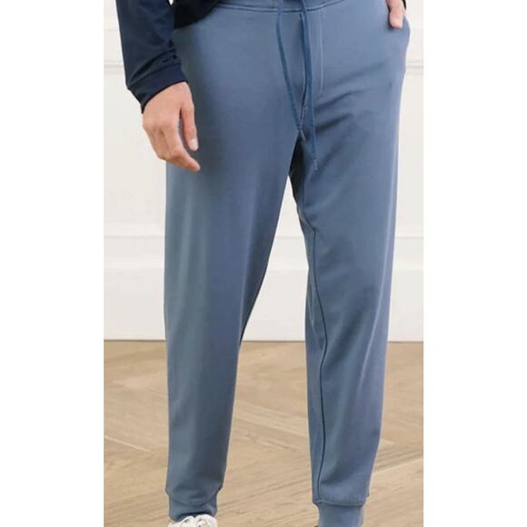 Earth Other - Cozy Earth Luxury Men’s Brushed Bamboo Jogger Pants Blue Size 2X Soft Fit